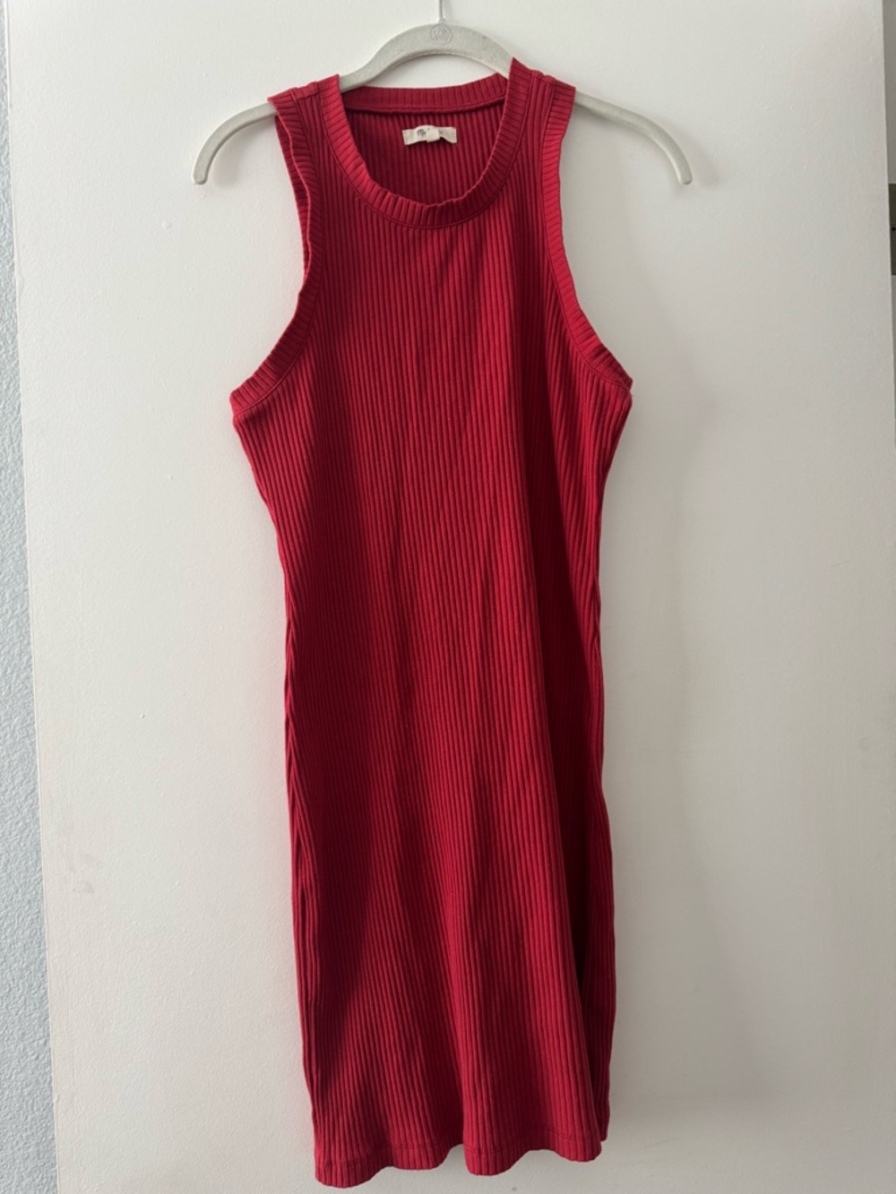 Madewell Ribbed Mock Neck Tank Dress
